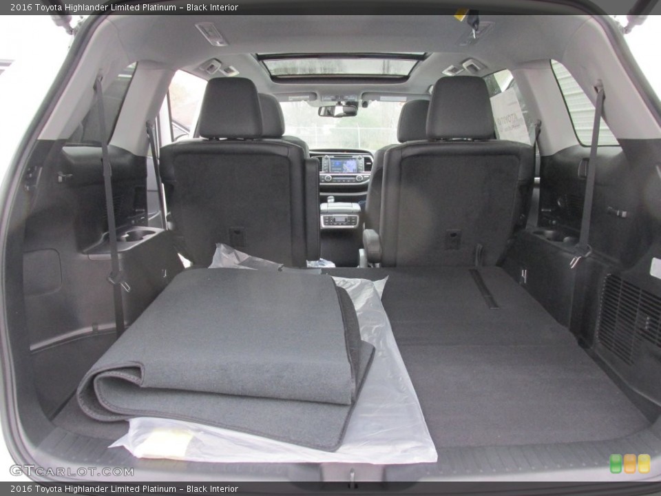 Black Interior Trunk for the 2016 Toyota Highlander Limited Platinum #110517044