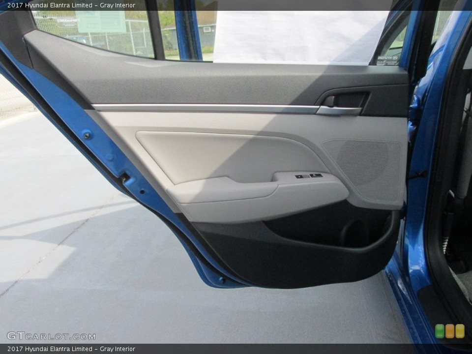 Gray Interior Door Panel for the 2017 Hyundai Elantra Limited #110531299