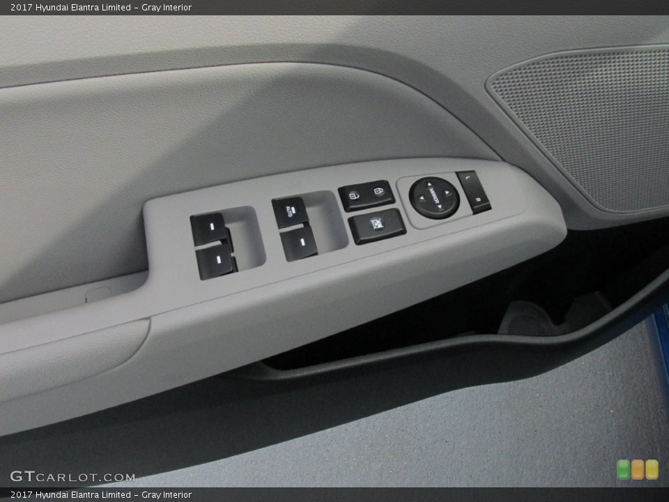 Gray Interior Controls for the 2017 Hyundai Elantra Limited #110531348