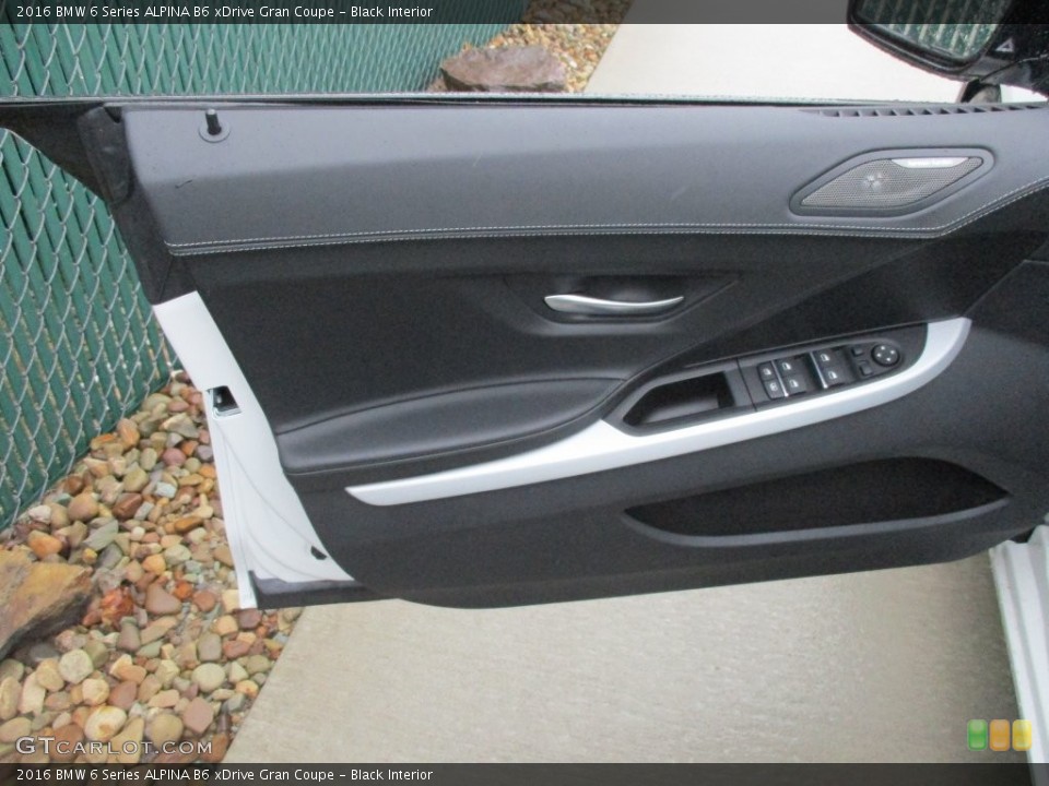 Black Interior Door Panel for the 2016 BMW 6 Series ALPINA B6 xDrive Gran Coupe #110531699