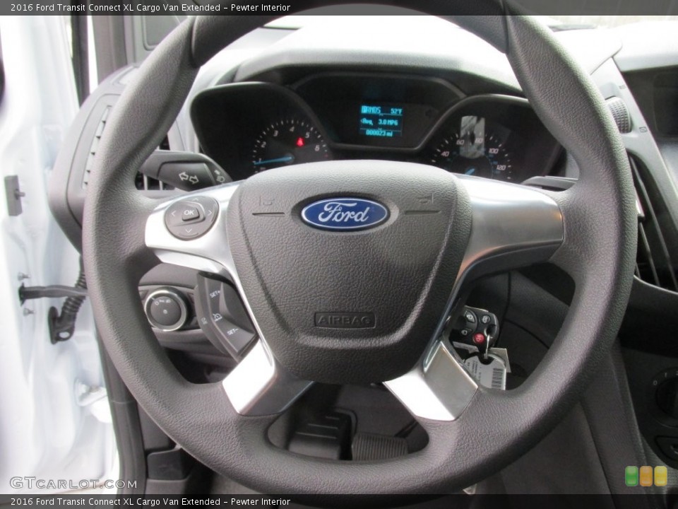 Pewter Interior Steering Wheel for the 2016 Ford Transit Connect XL Cargo Van Extended #110538380