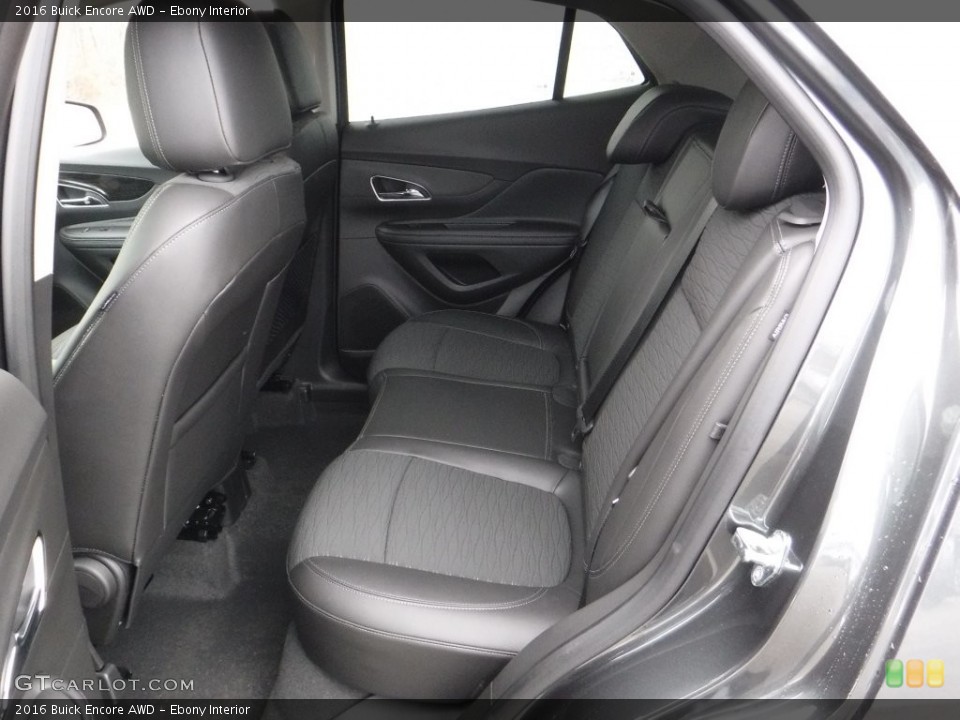 Ebony Interior Rear Seat for the 2016 Buick Encore AWD #110542784