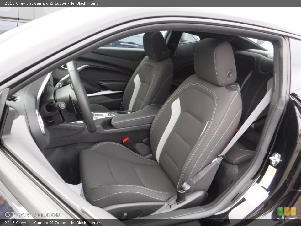 Jet Black Interior Front Seat for the 2016 Chevrolet Camaro SS Coupe #110543102