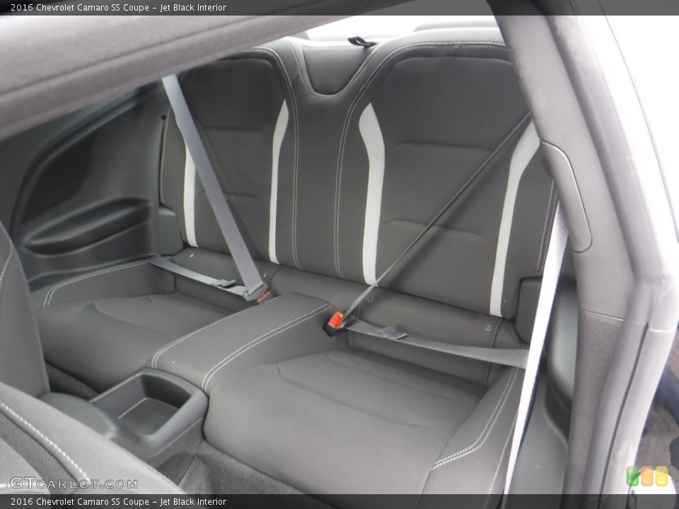 Jet Black Interior Rear Seat for the 2016 Chevrolet Camaro SS Coupe #110543258
