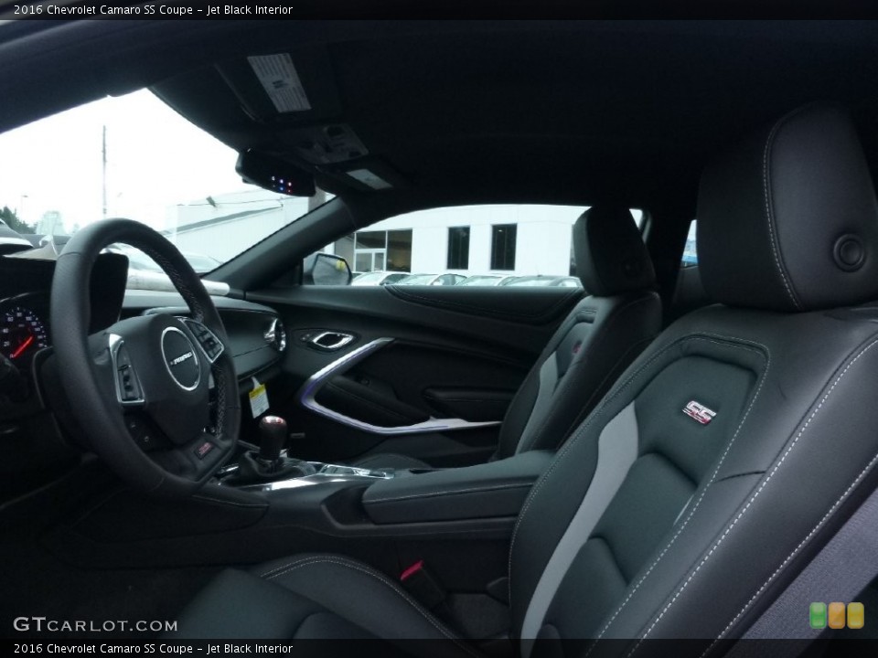 Jet Black Interior Front Seat for the 2016 Chevrolet Camaro SS Coupe #110546552