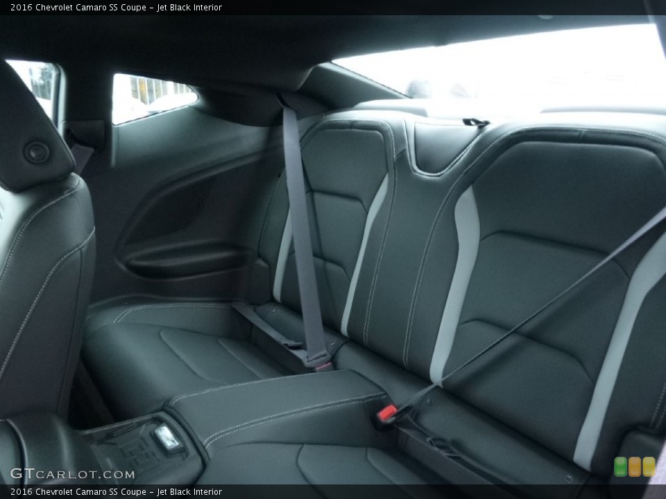 Jet Black Interior Rear Seat for the 2016 Chevrolet Camaro SS Coupe #110546564