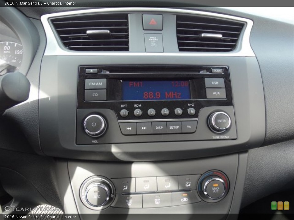 Charcoal Interior Controls for the 2016 Nissan Sentra S #110559808