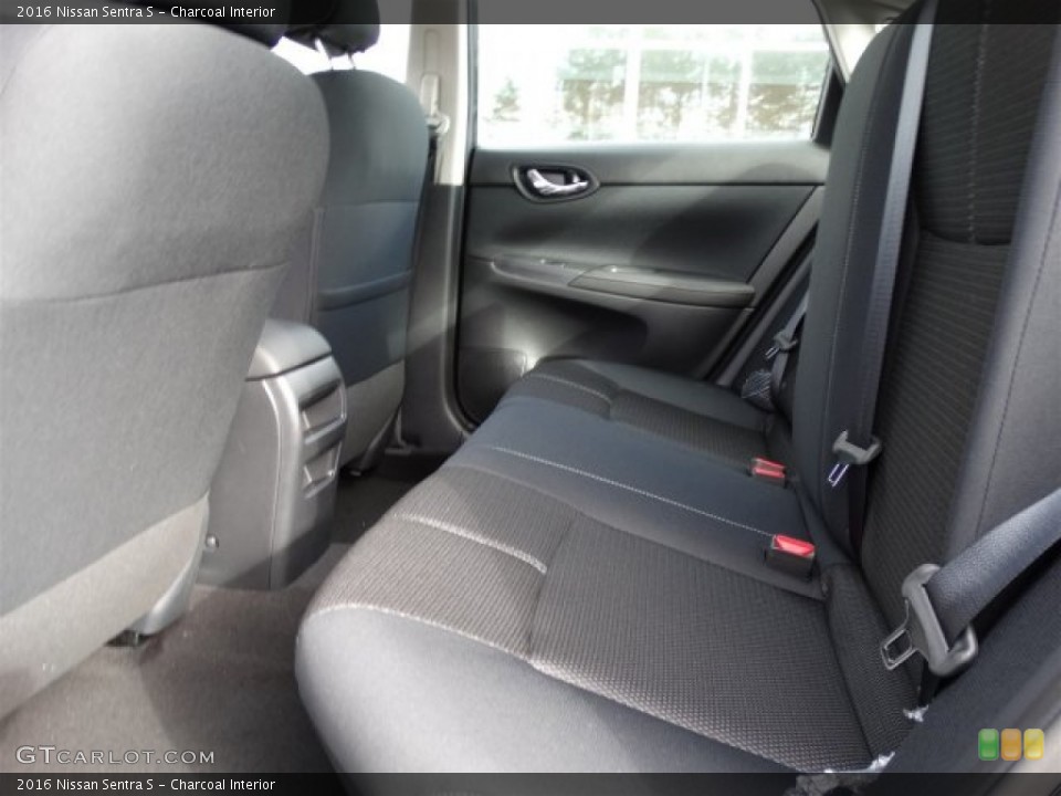 Charcoal Interior Rear Seat for the 2016 Nissan Sentra S #110559976