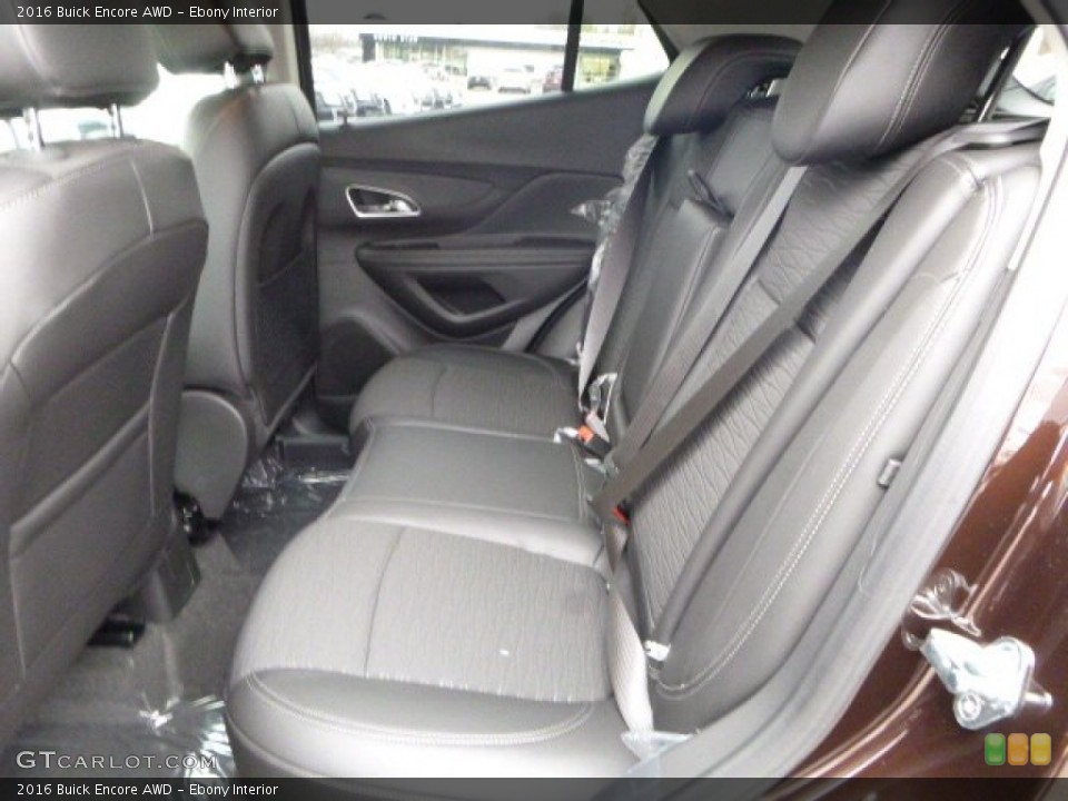 Ebony Interior Rear Seat for the 2016 Buick Encore AWD #110571193