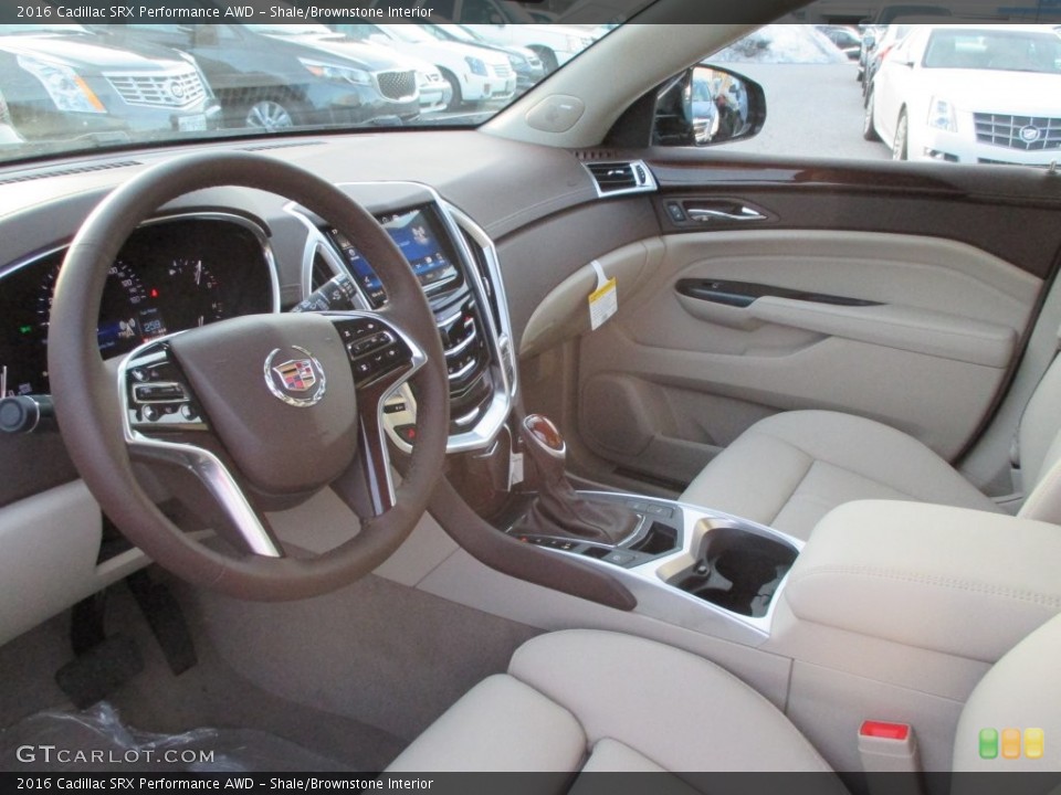 Shale/Brownstone 2016 Cadillac SRX Interiors