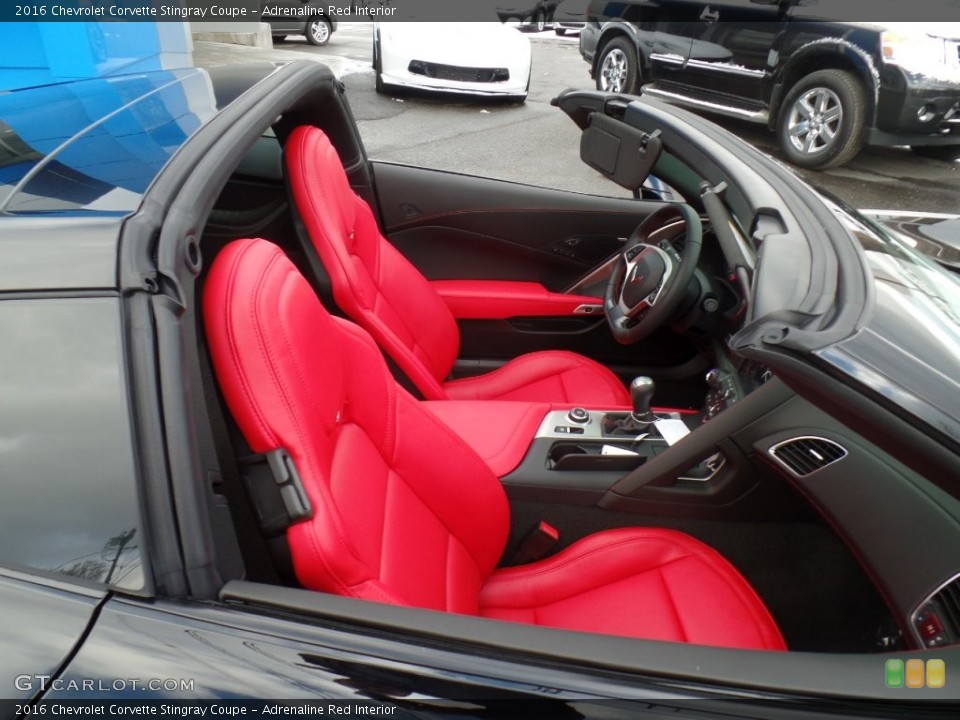 Adrenaline Red Interior Front Seat for the 2016 Chevrolet Corvette Stingray Coupe #110591584