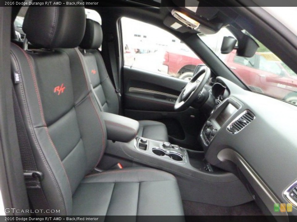 Black/Red Interior Photo for the 2016 Dodge Durango R/T AWD #110613823