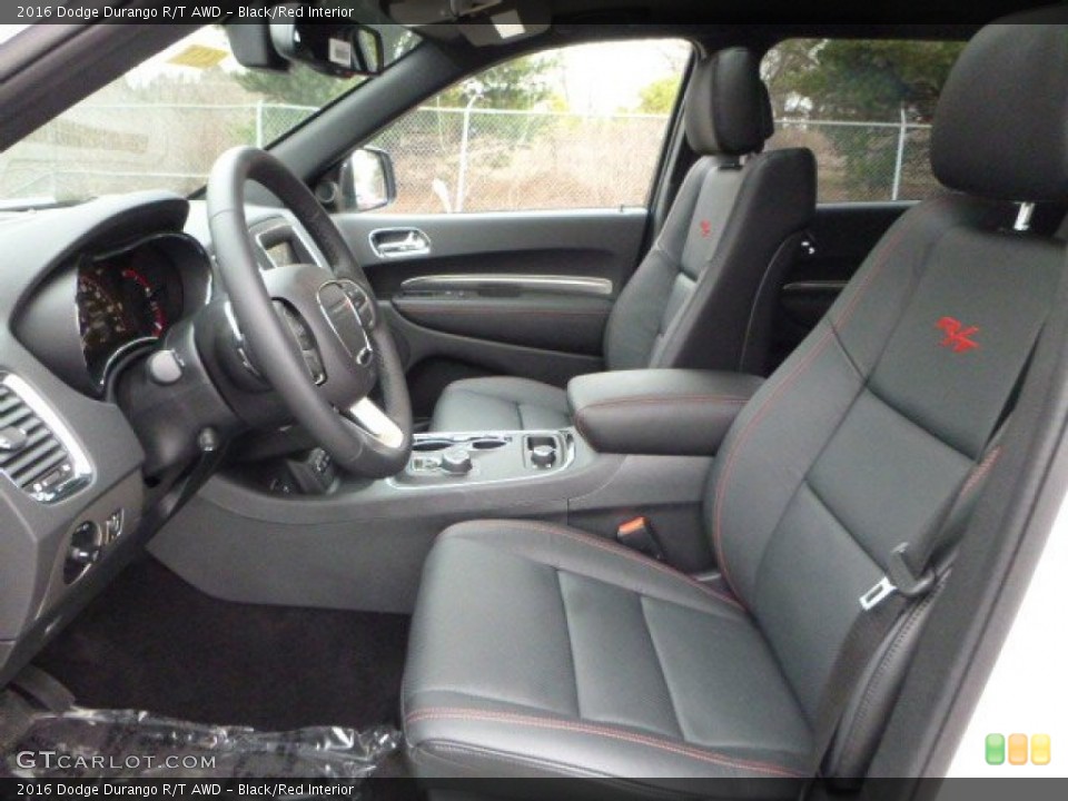 Black/Red Interior Photo for the 2016 Dodge Durango R/T AWD #110613934