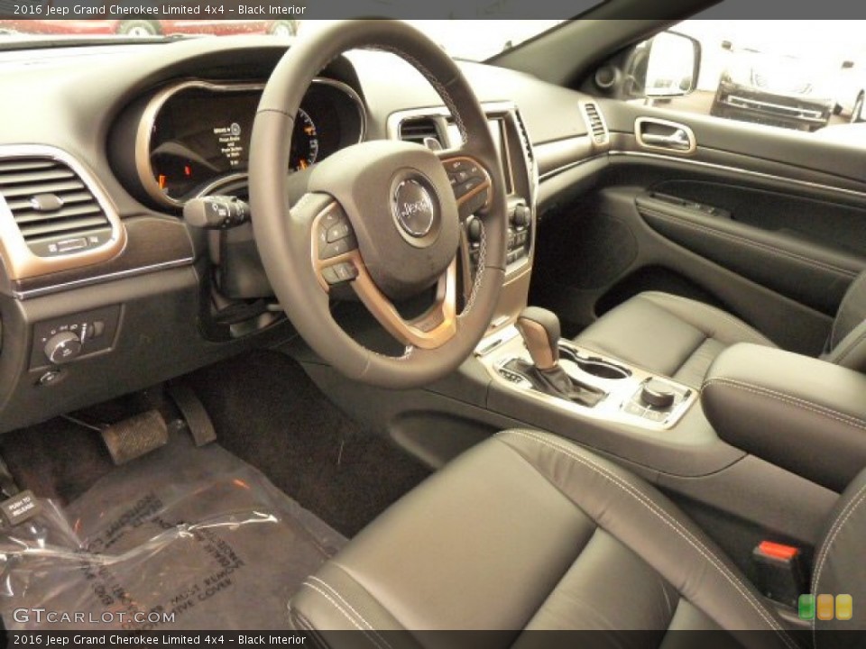 Black Interior Prime Interior for the 2016 Jeep Grand Cherokee Limited 4x4 #110613961