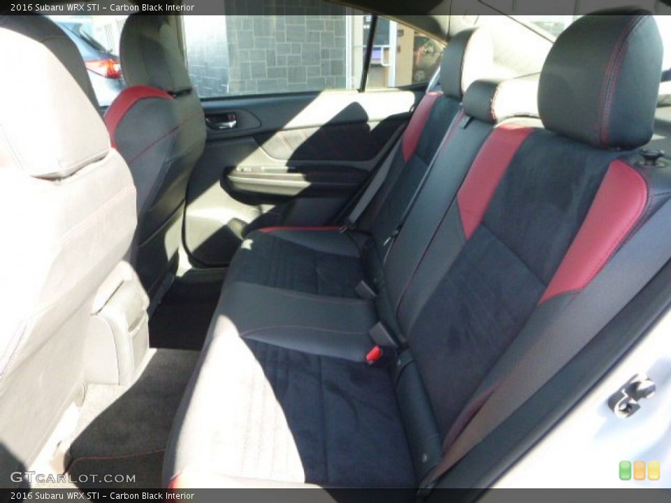 Carbon Black Interior Rear Seat for the 2016 Subaru WRX STI #110637332