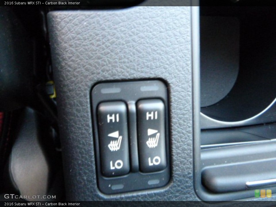 Carbon Black Interior Controls for the 2016 Subaru WRX STI #110637604