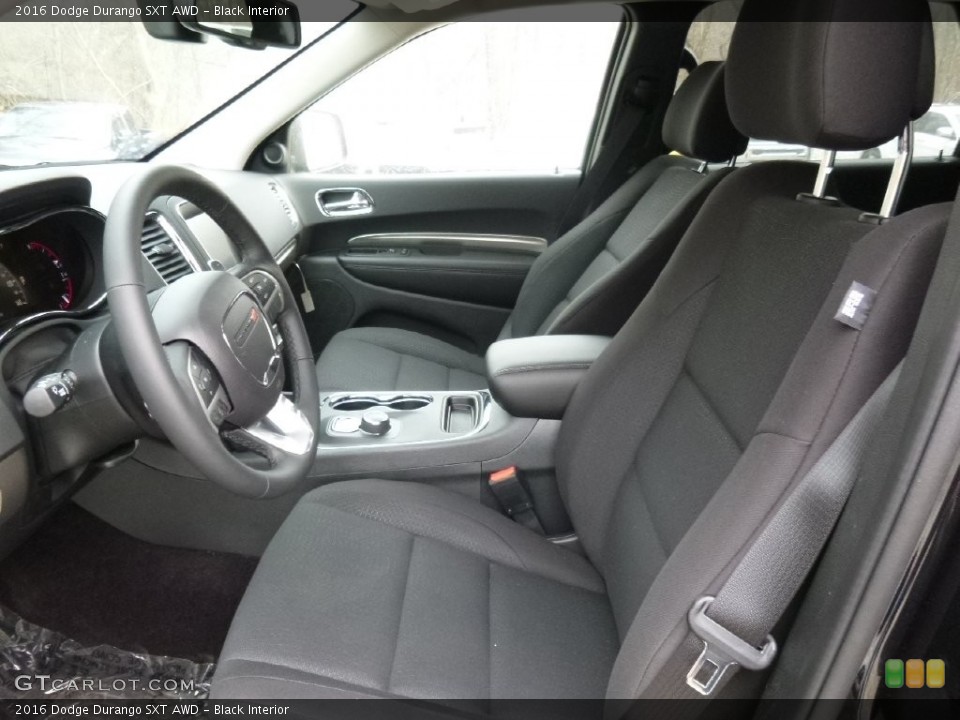Black Interior Photo for the 2016 Dodge Durango SXT AWD #110651033