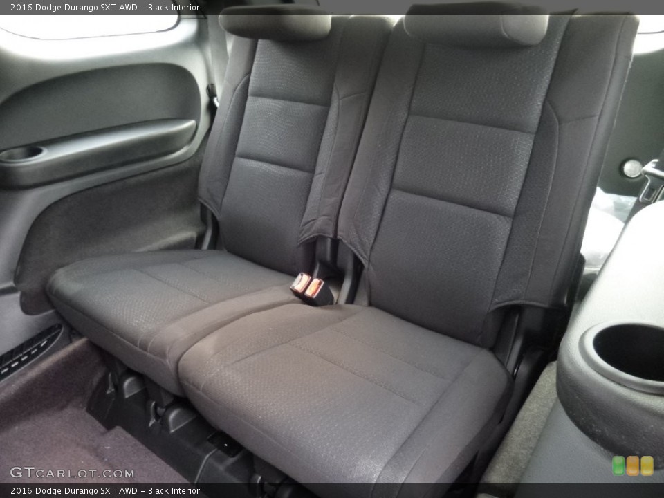 Black Interior Rear Seat for the 2016 Dodge Durango SXT AWD #110651084