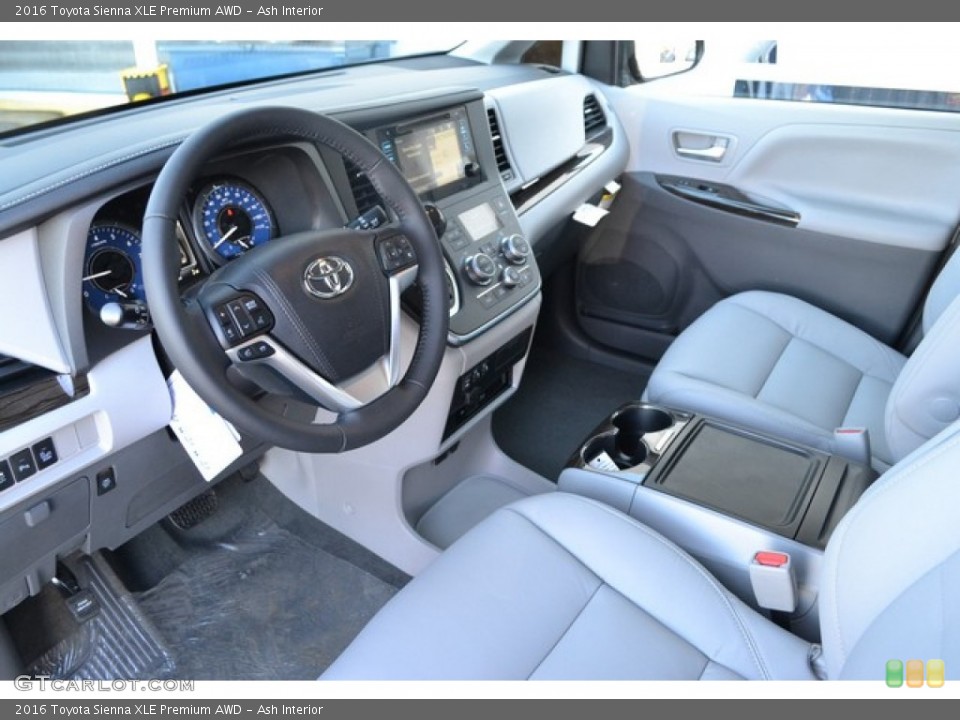 Ash Interior Prime Interior for the 2016 Toyota Sienna XLE Premium AWD #110676293