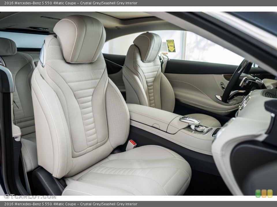 Crystal Grey/Seashell Grey Interior Photo for the 2016 Mercedes-Benz S 550 4Matic Coupe #110682530