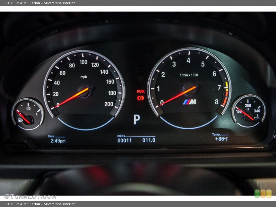 Silverstone Interior Gauges for the 2016 BMW M5 Sedan #110687942