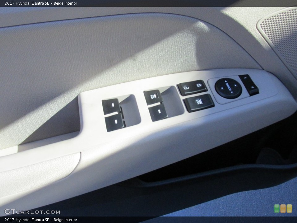 Beige Interior Controls for the 2017 Hyundai Elantra SE #110694581