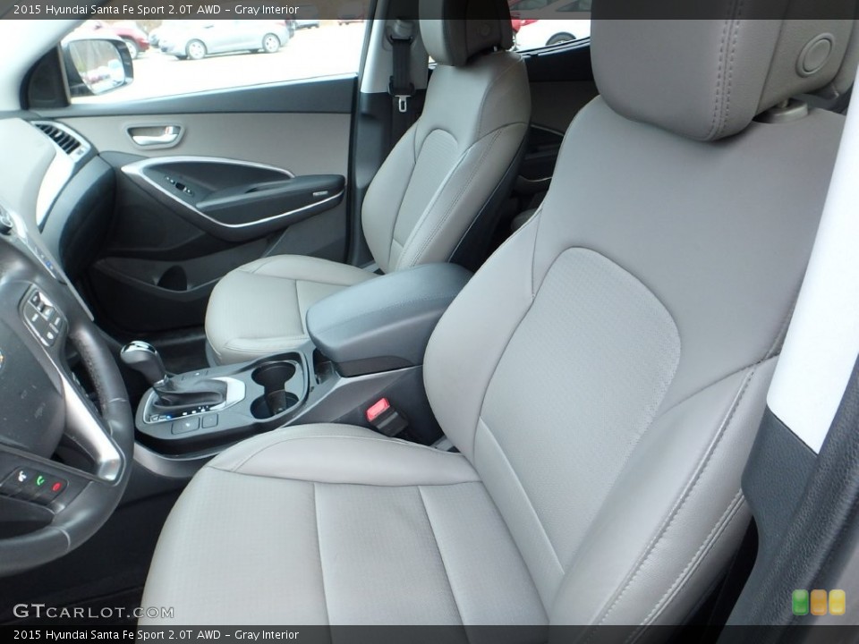 Gray 2015 Hyundai Santa Fe Sport Interiors