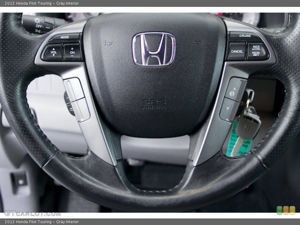 Gray Interior Steering Wheel for the 2013 Honda Pilot Touring #110703595