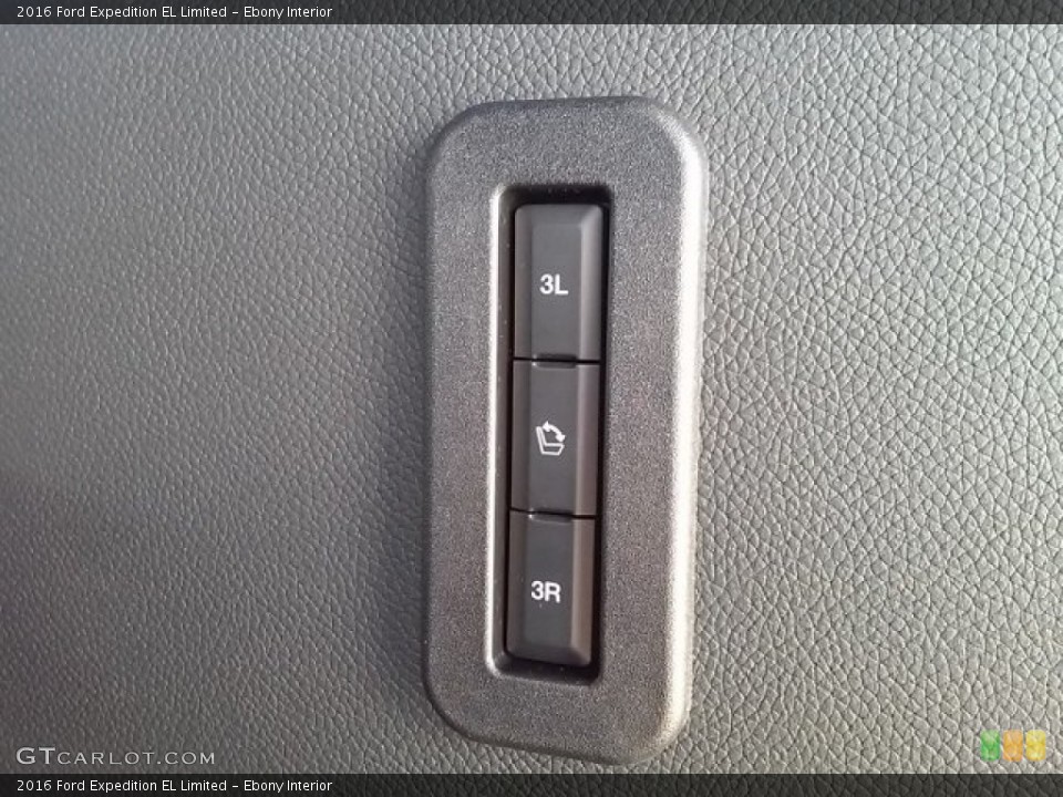 Ebony Interior Controls for the 2016 Ford Expedition EL Limited #110705775