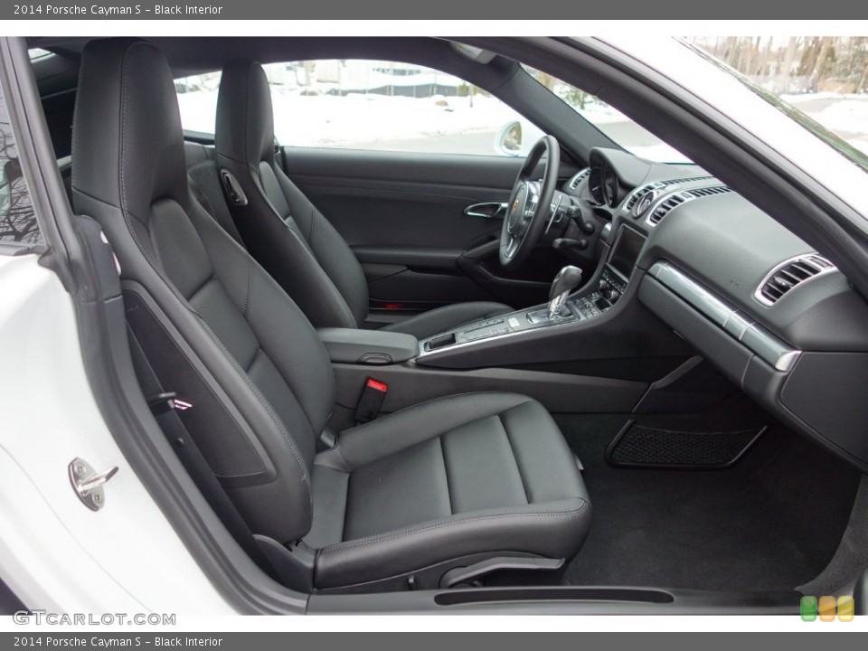 Black Interior Front Seat for the 2014 Porsche Cayman S #110722725