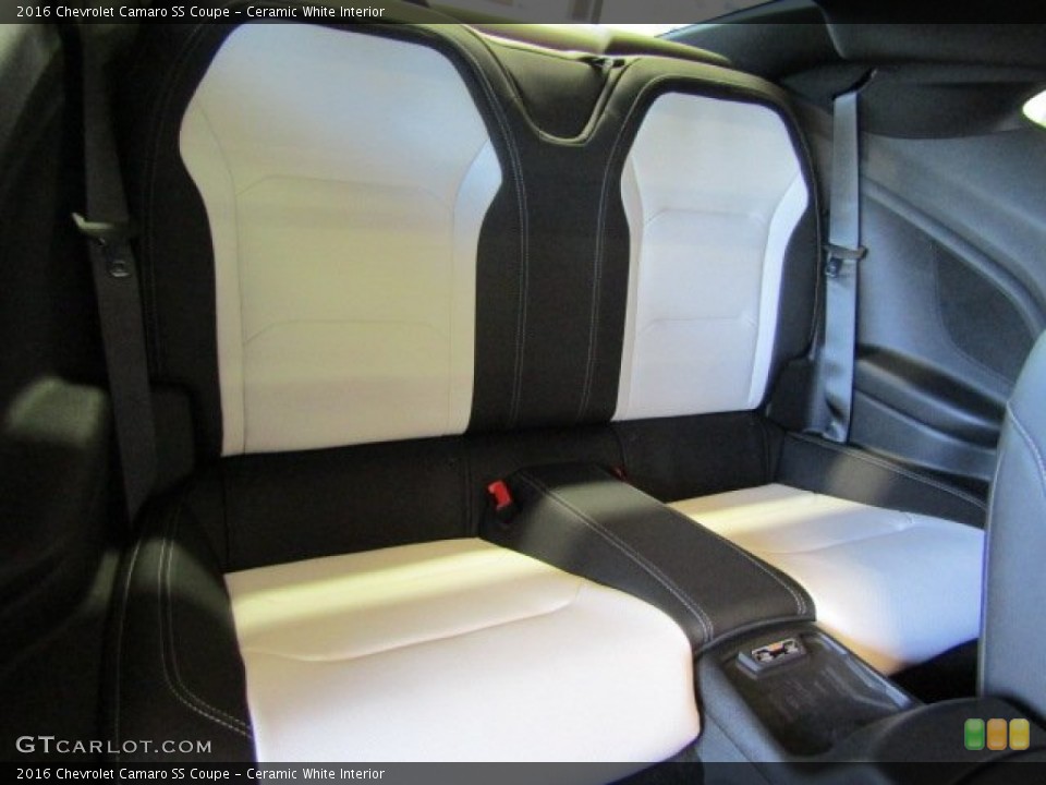 Ceramic White Interior Rear Seat for the 2016 Chevrolet Camaro SS Coupe #110733346