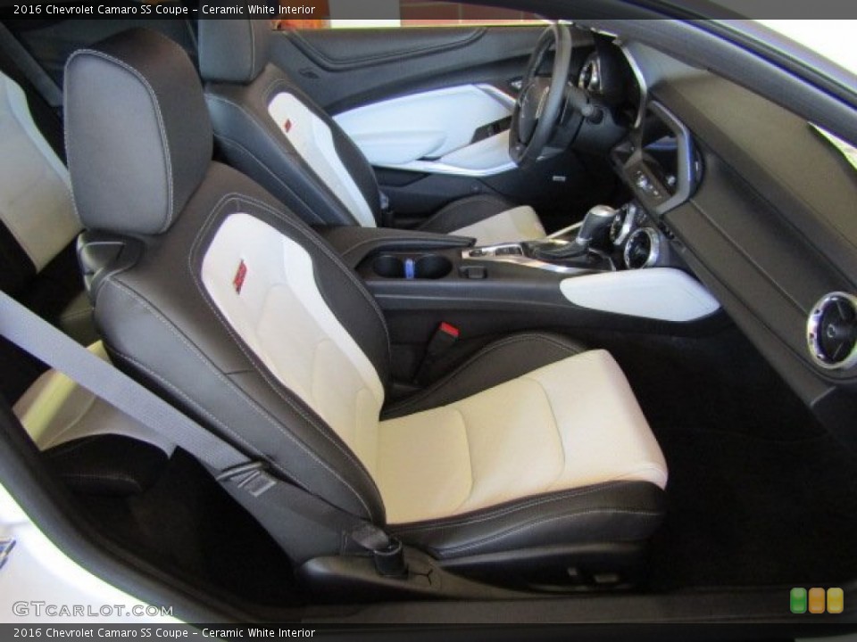 Ceramic White Interior Front Seat for the 2016 Chevrolet Camaro SS Coupe #110733370