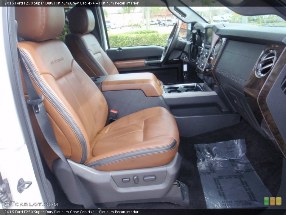 Platinum Pecan Interior Front Seat for the 2016 Ford F250 Super Duty Platinum Crew Cab 4x4 #110737003