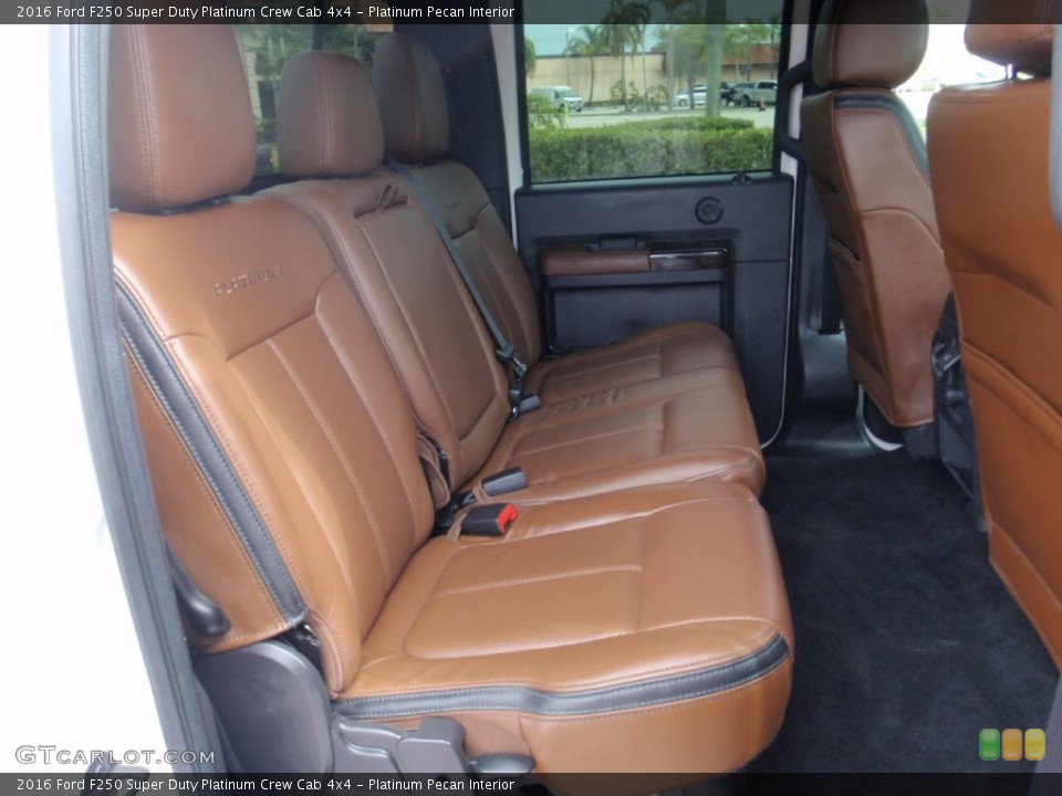 Platinum Pecan Interior Rear Seat for the 2016 Ford F250 Super Duty Platinum Crew Cab 4x4 #110737051