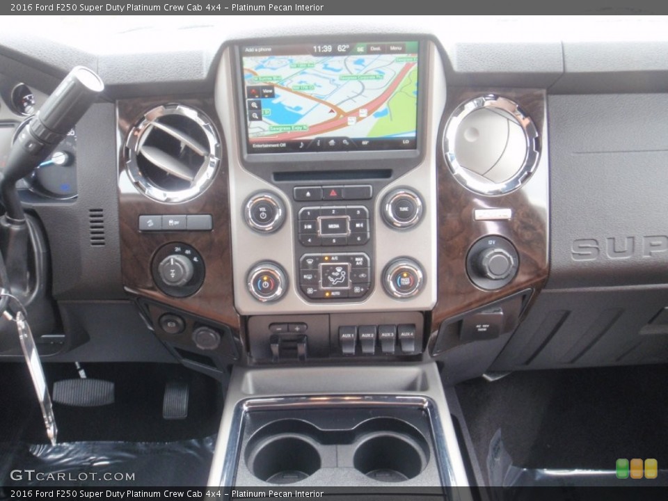 Platinum Pecan Interior Controls for the 2016 Ford F250 Super Duty Platinum Crew Cab 4x4 #110737126