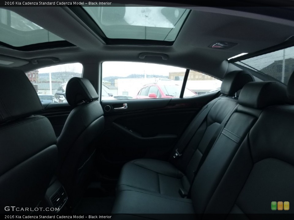 Black Interior Rear Seat for the 2016 Kia Cadenza  #110760090