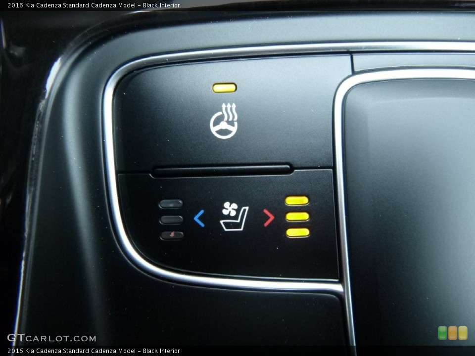 Black Interior Controls for the 2016 Kia Cadenza  #110760222