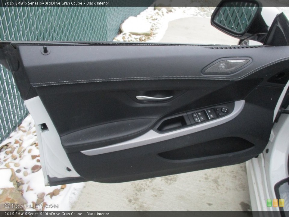 Black Interior Door Panel for the 2016 BMW 6 Series 640i xDrive Gran Coupe #110760684
