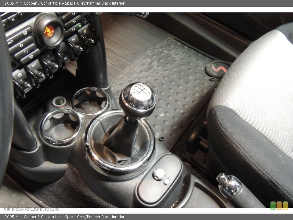 Space Grey/Panther Black Interior Transmission for the 2005 Mini Cooper S Convertible #110763291