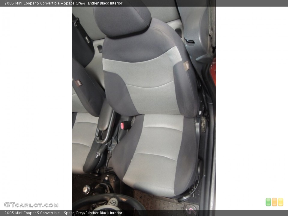 Space Grey/Panther Black Interior Photo for the 2005 Mini Cooper S Convertible #110763333