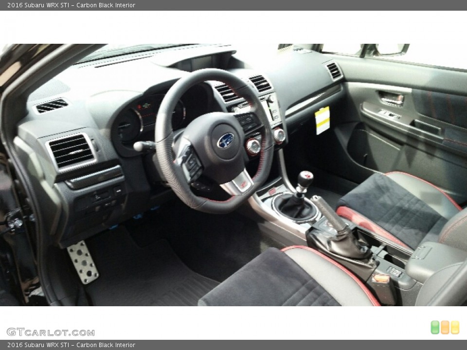 Carbon Black Interior Prime Interior for the 2016 Subaru WRX STI #110765658