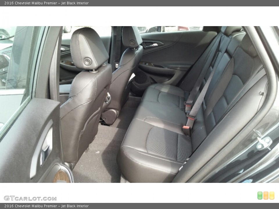 Jet Black Interior Rear Seat for the 2016 Chevrolet Malibu Premier #110777712