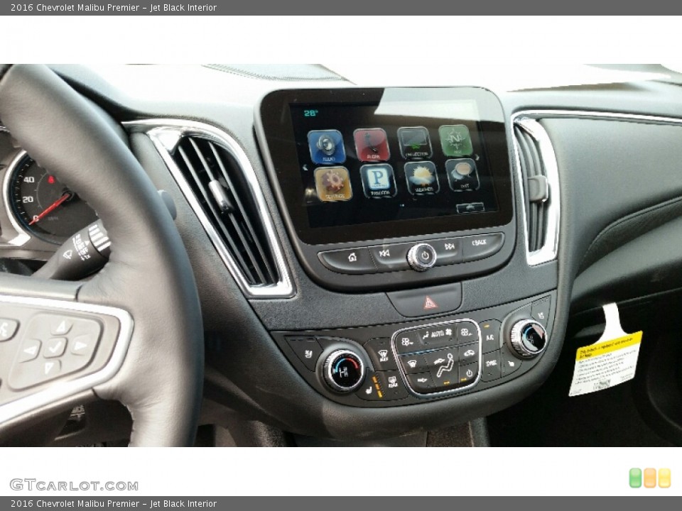 Jet Black Interior Controls for the 2016 Chevrolet Malibu Premier #110777814