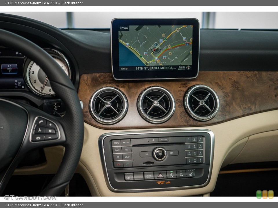 Black Interior Controls for the 2016 Mercedes-Benz GLA 250 #110794268