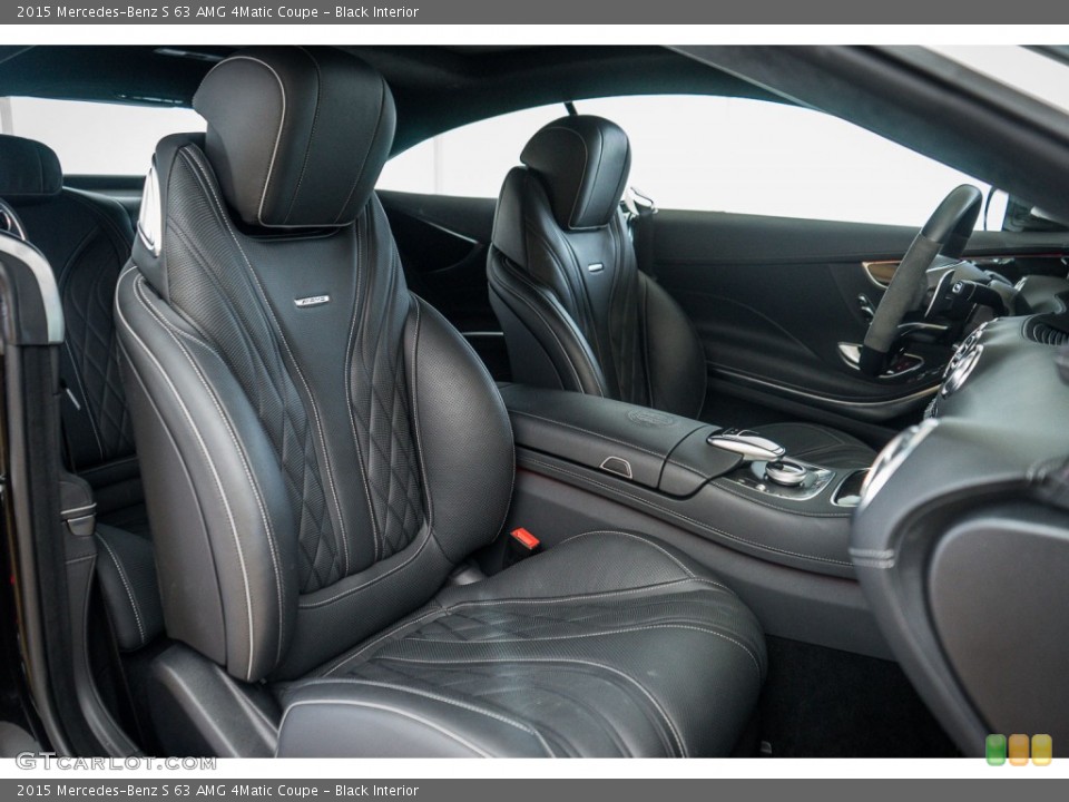 Black Interior Front Seat for the 2015 Mercedes-Benz S 63 AMG 4Matic Coupe #110794811