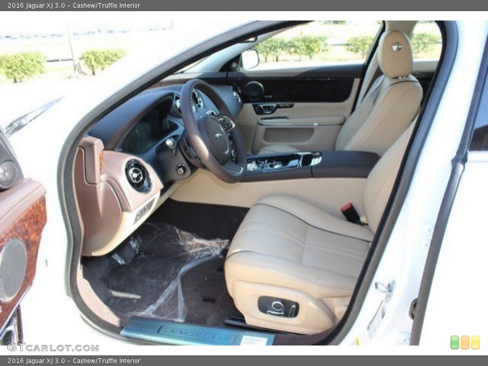 Cashew/Truffle Interior Front Seat for the 2016 Jaguar XJ 3.0 #110799490
