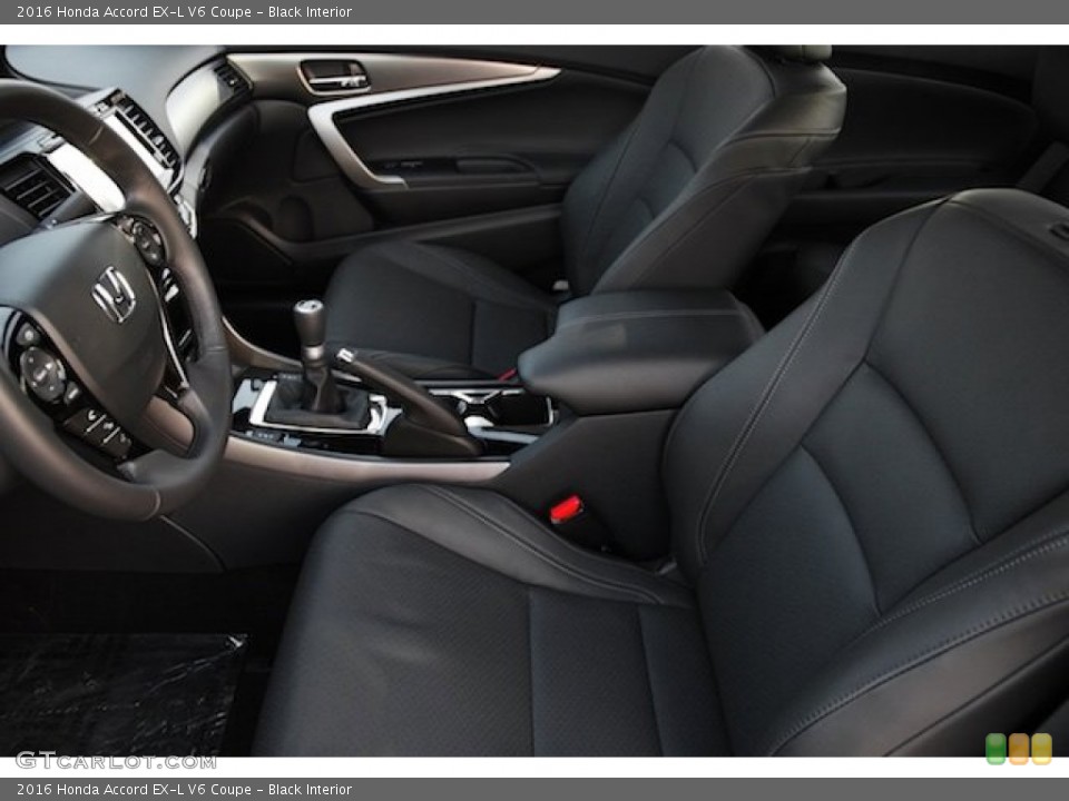 Black Interior Photo for the 2016 Honda Accord EX-L V6 Coupe #110799670