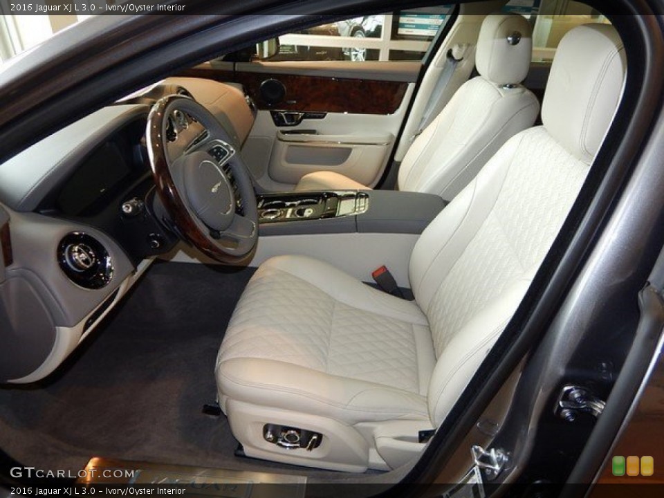 Ivory/Oyster Interior Front Seat for the 2016 Jaguar XJ L 3.0 #110799870