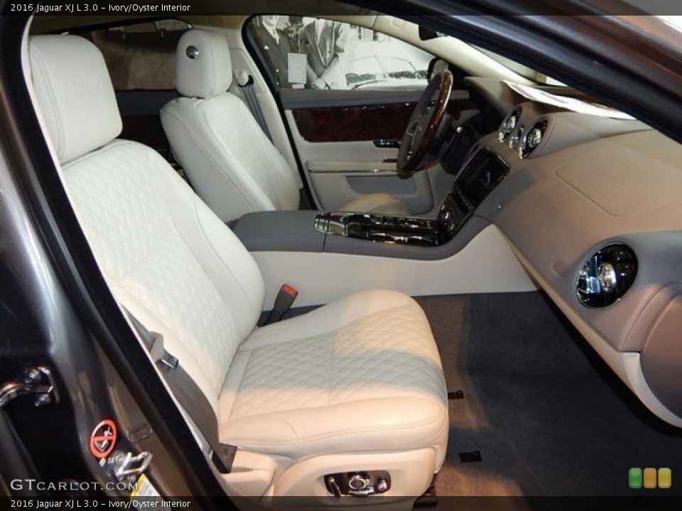 Ivory/Oyster Interior Front Seat for the 2016 Jaguar XJ L 3.0 #110799910