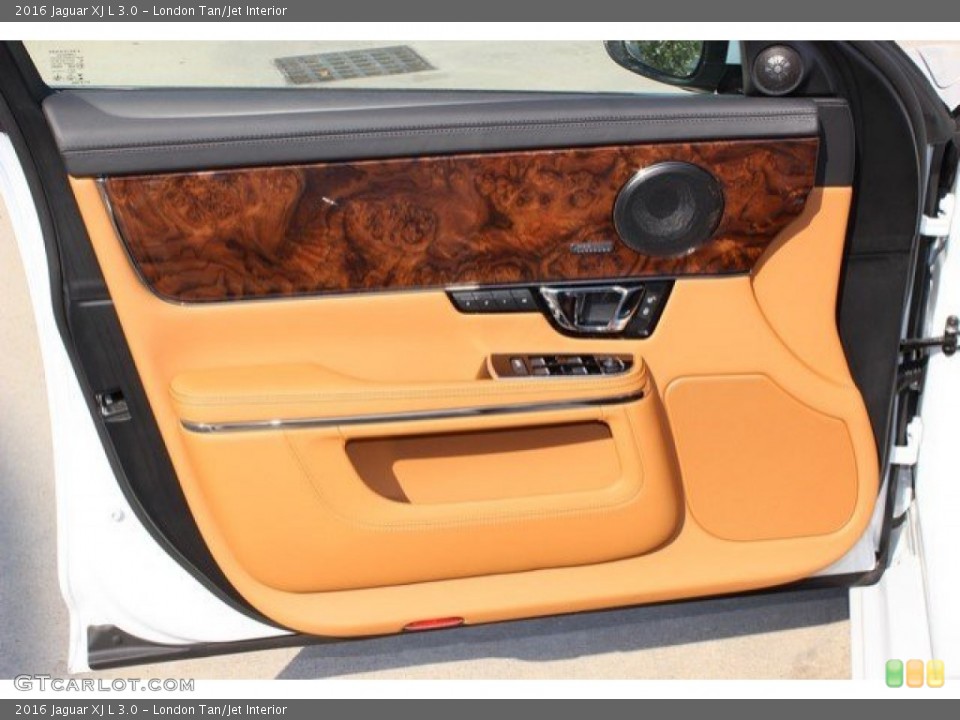 London Tan/Jet Interior Door Panel for the 2016 Jaguar XJ L 3.0 #110800531